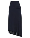 Clips More Woman Midi Skirt Midnight Blue Size M Viscose, Polyester In Blue