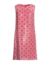 Clips More Woman Mini Dress Garnet Size 8 Polyester, Polyamide