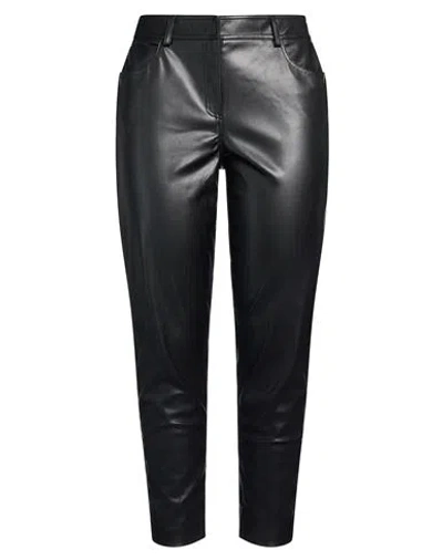 Clips More Woman Pants Black Size 12 Polyester, Polyamide