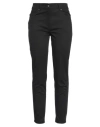 Clips More Woman Pants Black Size 8 Cotton, Elastane