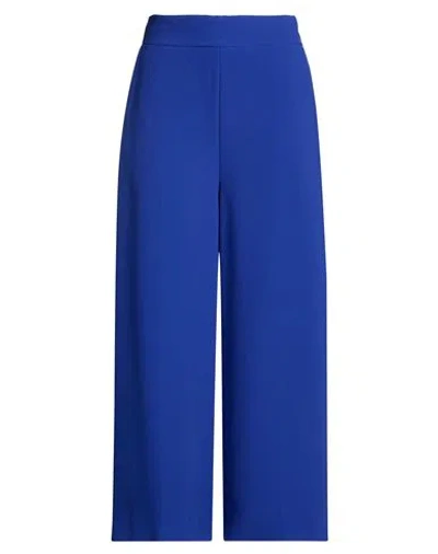 Clips More Woman Pants Blue Size 6 Polyester, Elastane