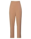 Clips More Woman Pants Camel Size 12 Polyester, Elastane, Polyurethane In Beige