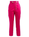 Clips More Woman Pants Fuchsia Size 6 Cotton, Elastane In Pink
