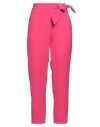 Clips More Woman Pants Fuchsia Size 8 Polyester, Elastane In Pink