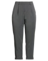 Clips More Woman Pants Grey Size 12 Polyester, Viscose, Elastane In Gray