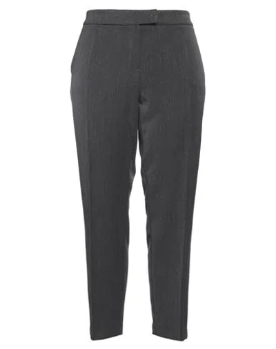 Clips More Woman Pants Grey Size 4 Polyester, Viscose, Elastane In Gray