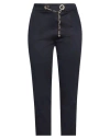 Clips More Woman Pants Midnight Blue Size 10 Cotton, Elastane In Blue