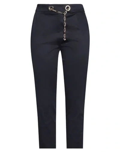 Clips More Woman Pants Midnight Blue Size 10 Cotton, Elastane