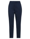 Clips More Woman Pants Navy Size 10 Cotton, Polyester, Elastane In Navy Blue