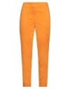 Clips More Cotton Cigarette Trousers In Orange