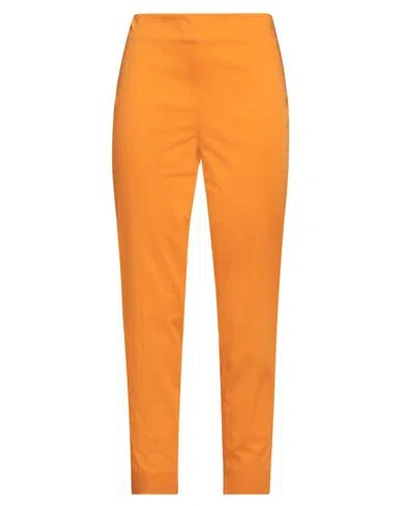 CLIPS MORE CLIPS MORE WOMAN PANTS ORANGE SIZE 14 COTTON, ELASTANE