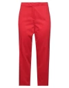 Clips More Woman Pants Red Size 8 Cotton, Elastane In Red
