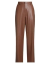 Clips More Woman Pants Tan Size 10 Polyester, Polyurethane