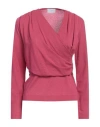 Clips More Woman Sweater Magenta Size 8 Viscose, Polyamide, Polyester, Elastane