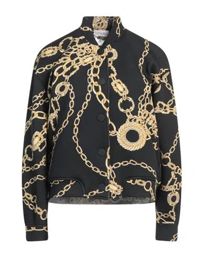 Clips More Woman Sweatshirt Black Size 10 Viscose, Elastane