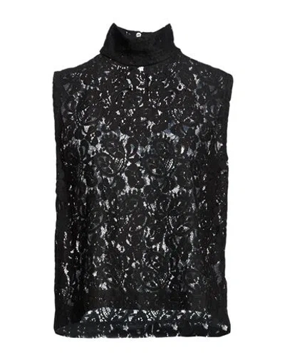 Clips More Woman Top Black Size 12 Cotton, Polyamide