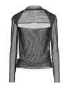 Clips More Woman Top Black Size 6 Polyester, Elastane In Black