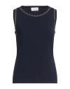 Clips More Woman Top Navy Size 8 Viscose, Elastane
