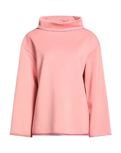 Clips More Woman Top Salmon Pink Size 6 Viscose, Polyamide, Elastane