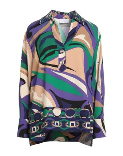 Clips More Woman Top Sand Size 8 Polyester, Elastane In Multi