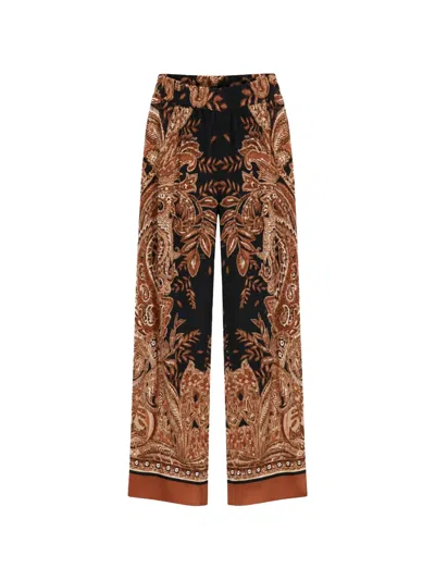 Clips Paisley-print Trousers In Multi