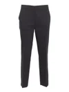 Clips Straight Pants In Black