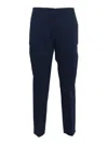 Clips Straight-leg Tailored Pants In Blue