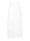Clips Pleated Skirt