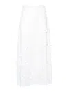 Clips Pleated Skirt