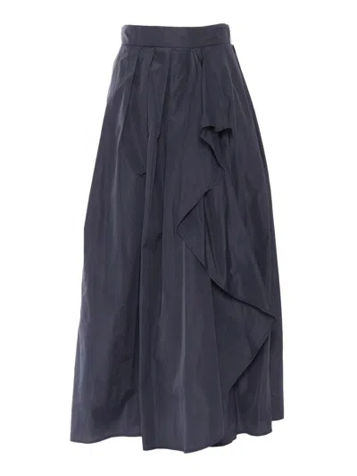 Clips Skirt In Blue