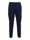 Clips Straight-leg Tailored Pants In Blue