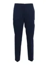 Clips Straight-leg Tailored Pants In Blue