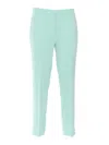 Clips Tailored Straight-leg Pants In Blue