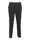 Clips Straight Pants In Black