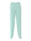 Clips Tailored Trousers With Practical Side Pockets In Blue