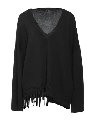 Clips Tricot Woman Sweater Black Size Xl Viscose, Polyamide, Wool, Cashmere