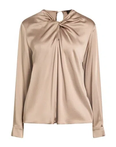 Clips Tricot Woman Top Khaki Size M Acetate, Viscose In Neutral