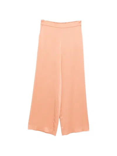 Clips Wide-leg Trousers In Orange