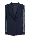 Clips Woman Blazer Navy Size 12 Viscose, Acetate, Elastane