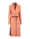 Clips Woman Coat Salmon Pink Size 10 Wool