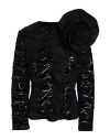 Clips Woman Jacket Black Size 12 Polyester, Elastane