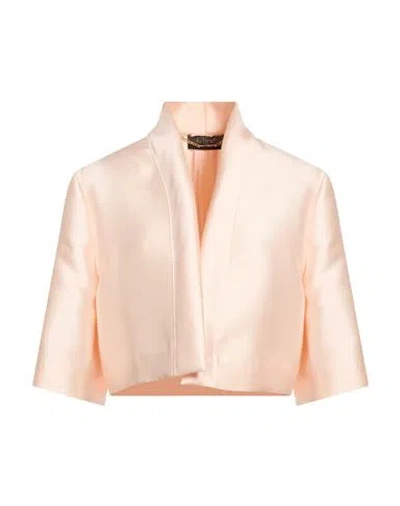 Clips Woman Jacket Blush Size 10 Polyester In Brown