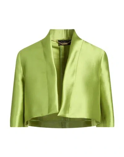 Clips Woman Jacket Lime Green Size 8 Polyester