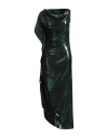 Clips Woman Maxi Dress Dark Green Size 6 Polyester In Green