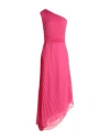 Clips Woman Maxi Dress Fuchsia Size 10 Polyester In Pink