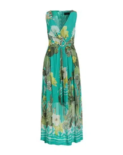 Clips Woman Long Dress Light Green Size 6 Viscose