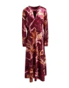 Clips Woman Maxi Dress Plum Size 14 Polyester, Elastane In Purple