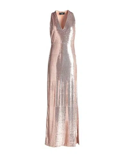 Clips Woman Maxi Dress Rose Gold Size 10 Polyester