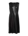 Clips Woman Midi Dress Black Size 10 Polyester, Polyurethane In Black