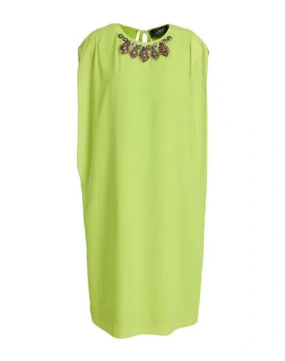 Clips Woman Midi Dress Light Green Size 8 Polyester, Elastane